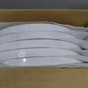 Dimmable 15.8 Inch LED Flush Mount Ceiling Light, 32W, 3480LM, 2700K/3000K/4000K/5000K/6000K CCT Selectable,LED Round Flat Panel Light Dimmable from 5% to 100% for Bedroom,Kitchen,Hallway, White 6PK
