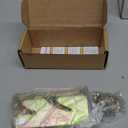 Bed Rail Brackets, Gold-Colorful Bed Frame Hardware, Set of 4 Pack Wooden Bed Brackets with Screws, Bed Rail Fittings, Heavy Duty Non-Mortise