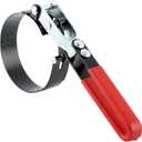 NINEFOX Oil Filter Wrench Small Swivel, 2-7/8 to 3-3/8 (73-85mm) Swivel Oil Filter Removal Tool, for 4S Shop Auto Repair Mechanic DIY Generator Small Engine