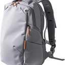 Babelio Grid Wizard Diaper Bag Backpack - Multi Function Waterproof Diaper Bag, Travel Essentials Baby Bag with Insulated Bottle Holders, Baby Shower Gifts, Grey, Regular - 20L