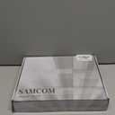 SAMCOM Speaker Mic for Two Way Radios, 2 Pin K Type Walkie Talkies Shoulder Mic with Reinforced Cable, 2-Way Radio Handheld/Wearable Microphone for FPCN30A FPCN10A Radio, 6 Pcs, Black