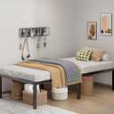 Metal Bed Frame Twin XL Size - 16 Inch Heavy-Duty Twin XL Platform Bed Frame No Box Spring Needed, Easy Assembly, Noise-Free, Sturdy Mattress Foundation, Underbed Storage Space