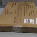 Kitsure Side Table - C-Shaped Small End Tables for Living Room & Bedroom, Rustic-Style Narrow Couch Table for Small Spaces, Leveling Feet Attached, 15.7"×11.8"×24.0"