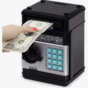 Refasy Piggy Bank Cash Coin Can ATM Bank Electronic Coin Money Bank for Kids Age 3-12, Money Savings Box Mini ATM Coin Bank Toys Gifts for 3 4 5 6 7 8 9 10 11 12 Year Old Boys Girls