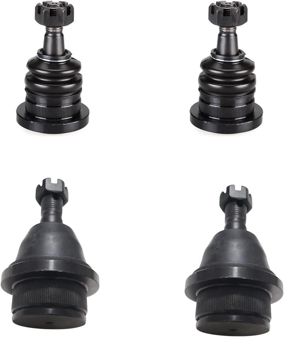 Front Upper Lower Ball Joint Kit K80811 K80827 for Toyota Tacoma 2005 2006 2007 2008 2009 2010 2011 2012 2013 2014 2015 2016 2017 2018, Upper Ball Joints + Lower Ball Joint, Suspension ball Joint