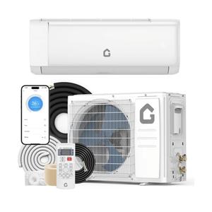 IDEALHOUSE 24,000 BTU Mini Split Air Conditioner and Heat Pump, 21 SEER2 Ultra Quiet 208-230V Ductless AC with WiFi & Alexa Control, Cools/Heats up to 1500 Sq.Ft, Easy Installation Kit