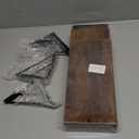 BAYKA Wall Shelves for Bedroom Decor, Floating Wall Shelves for Living Room Kitchen Storage, Mounted Rustic Wood Floating Shelves for Kids Books, Corner Shelf for Bathroom(Rustic BrownSet of 4) (16-inch Mixed)