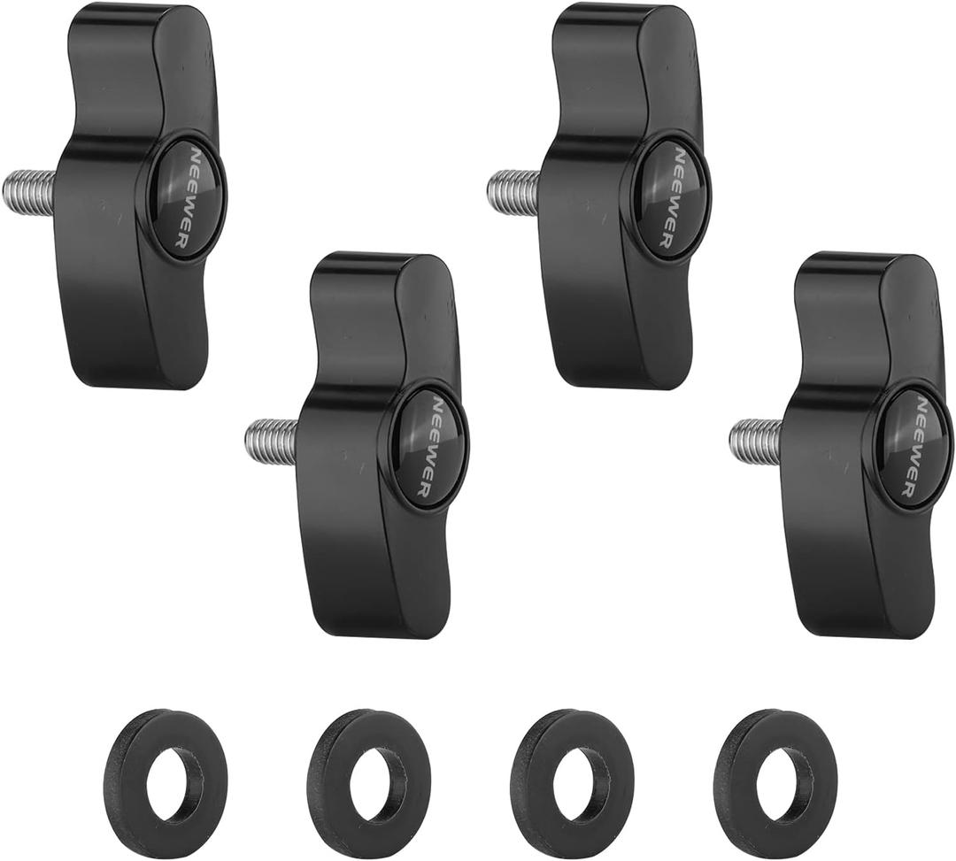 NEEWER 4 Packs Screw Buttons Adapter Photography Video Lighting Accessories Replacement for NEEWER 480 530 660 P200 LED Bi Color and RGB Video Panel Lights