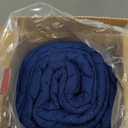 Pure Bedding Quilt Set Full/Queen Size Navy - Oversized Bedspread - Soft Microfiber Lightweight Coverlet for All Season - 3 Piece Includes 1 Quilt and 2 Shams, Geometric Pattern