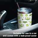 Frog Tumbler 20 OZ with Lid and Straw, Insulated Cup Mug Tumbler, Frog Gifts for Men Women
