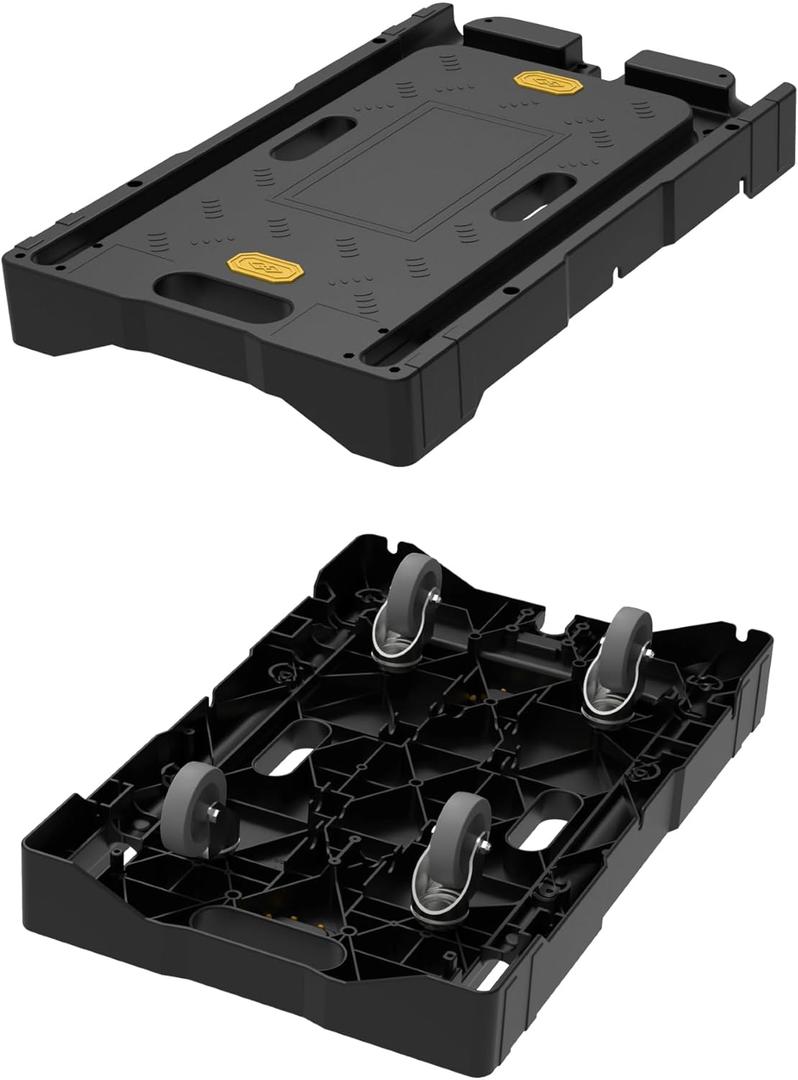 HBFBDRCT Furniture Dolly 4 Wheels Heavy Duty Plastic Dolly Cart, 330-lb Load Capacity Furniture Moving Dollies with 4 Wheels for Piano, Couch, Fridge, Washing Machine, Big Plant