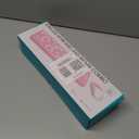 Wireless Keyboard and Mouse Combo, Retro Typewriter Keyboard with Round Keycaps, 2.4GHz USB Cute Wireless Keyboard Mouse for Computer, Desktop, Laptop and Computer (Pink-Colorful)