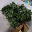 32 Ft Christmas Grey/Green Tinsel Garland