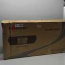 FIREGAS Black Range Hood 36 inch Under Cabinet, Ducted/Ductless Convertible Kitchen Hood, Black Painted Stainless Steel Vent Hood with LED Light,2 Speed Exhaust Fan