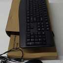 Wired Keyboard and Mouse Combo, EDJO Full-Sized Ergonomic Computer Keyboard with Palm Rest and Optical Wired Mouse for Windows, Mac OS Desktop/Laptop/PC (2 Pack)