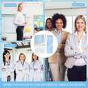 2 x 6 Pcs Boss Lady Gifts for Women Thank You Gifts for Women Employee Appreciation Gift 20 oz Boss Lady Tumbler Makeup Bag Leather Journal and Ballpoints Gift for Coworkers Female