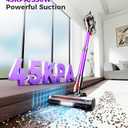 Cordless Vacuum Cleaner, 550W 45Kpa Vacuum Cleaners for Home, 60Mins Cordless Stick Vacuum with LED Display, Self-Standing & Anti-Tangle, 8-in-1 Wireless Vacuum for Carpet Pet Hair Hardfloor
