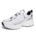 BAASPLOA Women's Chunky Fashion Sneakers Casual Sports Shoes Mesh Breathable Athletic Gym Workout Tennis Shoe Platform Thick Walking Shoes A-White.38