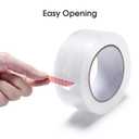 Pacific Mailer Clear Packing Tape, Heavy Duty Packaging Carton Tape for Shipping Packaing Moving Sealing, 2 Inch Wide, 2.7mil Thickness, 65 Yards Per Roll [Pack of 6]