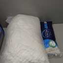 Side Sleeper Pillows for Adults, Stocking Stuffers Gifts for Women, Crescent Pillow for Neck and Shoulder Pain Relief, Adjustable Shredded Memory Foam, Cooling Pillow with Extra Fill, Queen Size