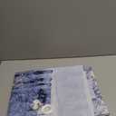 Funnytree 7x5ft Winter Scene Backdrop Wonderland Snowflake Photography Background Bokeh Glitter White Snow Forest Christmas Party Decoration Tree Landscape Kids Photobooth Photo Studio Props