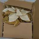 WILLBOND 36 Pieces Christmas Poinsettia Glitter Faux Flowers Christmas Artificial Flowers Tree Ornaments Topper Xmas Decorations(Gold)