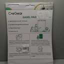 Sticky Easel Pad, 25 x 30 Inch Anchor Chart Paper, 3 Pack 30 Sheets, Large White Self Stick Flip Chart Paper for Teachers
