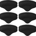 6 Pairs Heel Pads Heel Grips Liner for Loose Shoes, Heel Cushion Pads Heel Inserts for Shoe Too Big Men Women- Ultra Soothing Heel Protectors for Heel Pain, Heel Slipping, Blisters, Friction