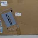 Houseables Picture Board, Photo Board, Photo Display, Picture Collage, Collage Frame, Polaroid Wall Display, Wall Decor, Memory, Postcard, Magnetic, Bulletin, Hanging with Clips, String, Bedroom, 20in (Dark Brown Rustic Wood)