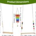 Chicken Swing Toy Chicken Coop Accessories Bird Swings | for Large Bird Parrot Hen Rooster Chick Toy,Parrot Swing