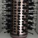 Shark FlexFusion Hair Straightener & Powerful Hair Dryer with Fusion Hair Brush, Ceramic Air Styler with Auto-Wrap Curlers & Concentrator, Ceramic Plates, Cosmic Blush HD641S