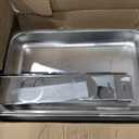 VEVOR Chafing Dish Buffet Set, 8 Qt 4 Pack, Stainless Chafer with 4 Full Size Pans, Rectangle Catering Warmer Server with Lid Water Pan Folding Stand Fuel Tray Holder Spoon Clip