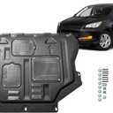 Front Engine Splash Shield Fit for Ford Escape 2013-2019 Engine Splash Guards Suitable for Lincoln MKC 2015-2019 Under Engine Cover Mud Flaps Directly Replace Original