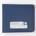 We R Memory Keepers 12x12 Photo Album Cobalt, Protect Memories and Photos, Soft, Acid-free Faux Leather, Classy Decorative Spine Label, Snag-free Rings, Includes 5 Page Protectors, Scrapbooking