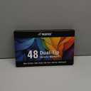 48 Colors Acrylic Paint Markers, Dual Tip with Fine Tip and Brush Tip Pens for Stone, Wood, Calligraphy, Canvas, Ceramic, Metal, Glass, Rock Painting, DIY Crafts