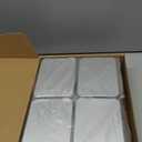 Thintinick 12 Pieces Rectangular Metal Empty Hinged Tins Containers Basic Necessities Home Storage Organizer Mini Box Set, 4.5 x 3.3 x 0.87 inches (Silver)