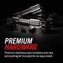 Power Stop Z23-1058 Front Z23 Sport Carbon Fiber Infused Ceramic Brake Pads with Hardware For 200, 300, Avenger, Caliber, Challenger, Charger, Magnum [Model Specific]