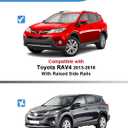 FengYu Roof Racks Cross Bars Compatible with Toyota RAV4 2013-2018 with Side Rails, Aluminum Crossbars Luggage Rack Rooftop Cargo Snowboard ski Luggage car Bike Carrier