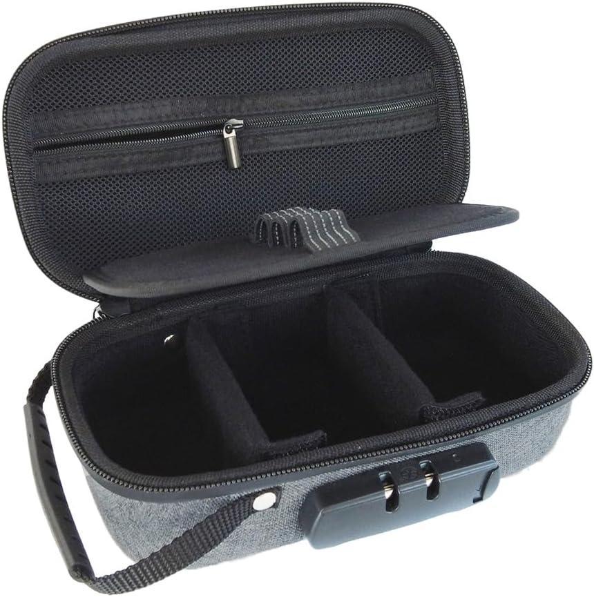 Smell Proof Bag Container with Lock, Small Stash Box, Portable Hard Case for Travel Storage(8 * 4Inch)