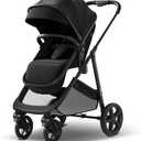 Mompush Wiz 2-in-1 Convertible Baby Stroller with Bassinet Mode, Foldable Infant Stroller with Reversible Seat and Large UPF 50+ Canopy