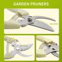 2pcs Rose Thorn Stripping Tools and 1pcs Florist Scissors, Thorn Remover, Flower Leaf Remover, Rose Thorn Remover for DIY and Gardening Work