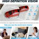 MARE AZZURO Lightweight Reading Glasses Women Large Square Readers 1.0 1.25 1.5 1.75 2.0 2.25 2.5 2.75 3.0 3.5 4.0 5.0 6.0 (Black)