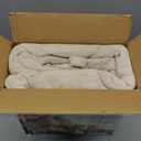 BLACK+DECKER Heated Blanket Electric Twin, Micro Plush Electric Blanket, Heating Blanket with 10 Heating Levels, 10H Timer, Auto Shutoff, Fast Heating (84x90 inches, Cream)