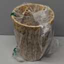 Coeusy Wicker Trash Can,Small Bathroom Trash Can,Water Hyacinth Wicker Waste Basket for Bathroom,Boho Waste Basket for Bedroom,Home Office,Compact Spaces(2 Gallon Round)
