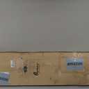 Furinno TURN-S-TUBE TV Stand, 3-Tier Entertainment Center, Toolless TV Console for TV up to 55 Inch, with Open Shelves, for Living Room, Bedroom, Espresso