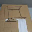 Huuger Folding Desk for Small Spaces, 31.5 Inch Foldable Computer Table, for Home Office, Study, Bedroom, Dorm, Space Saving, Small Writing Work Office Computer Desk, Rustic Brown, 1CD058Z