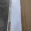 Merax Full Size House Platform Bed with LED Lights, Storage Shelves & Drawers - Bed with Guardrail, Sturdy Pine Wood & MDF Frame, White