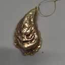 Hand Blown Glass Oyster Ornament for Christmas Tree