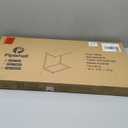 Pipishell C Shaped End Table 27 inches High, Side Table for Couch Slide Under, C Table Sofa Side End Table for Living Room (11.8D x 19.7W x 27.2H in, Rustic Brown)