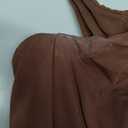 FeelinGirl Bras for Women Unlined No Padding Comfort Underwire Plus Size Full Coverage Seamless Plunge Everyday Bras (36D, Mocca)